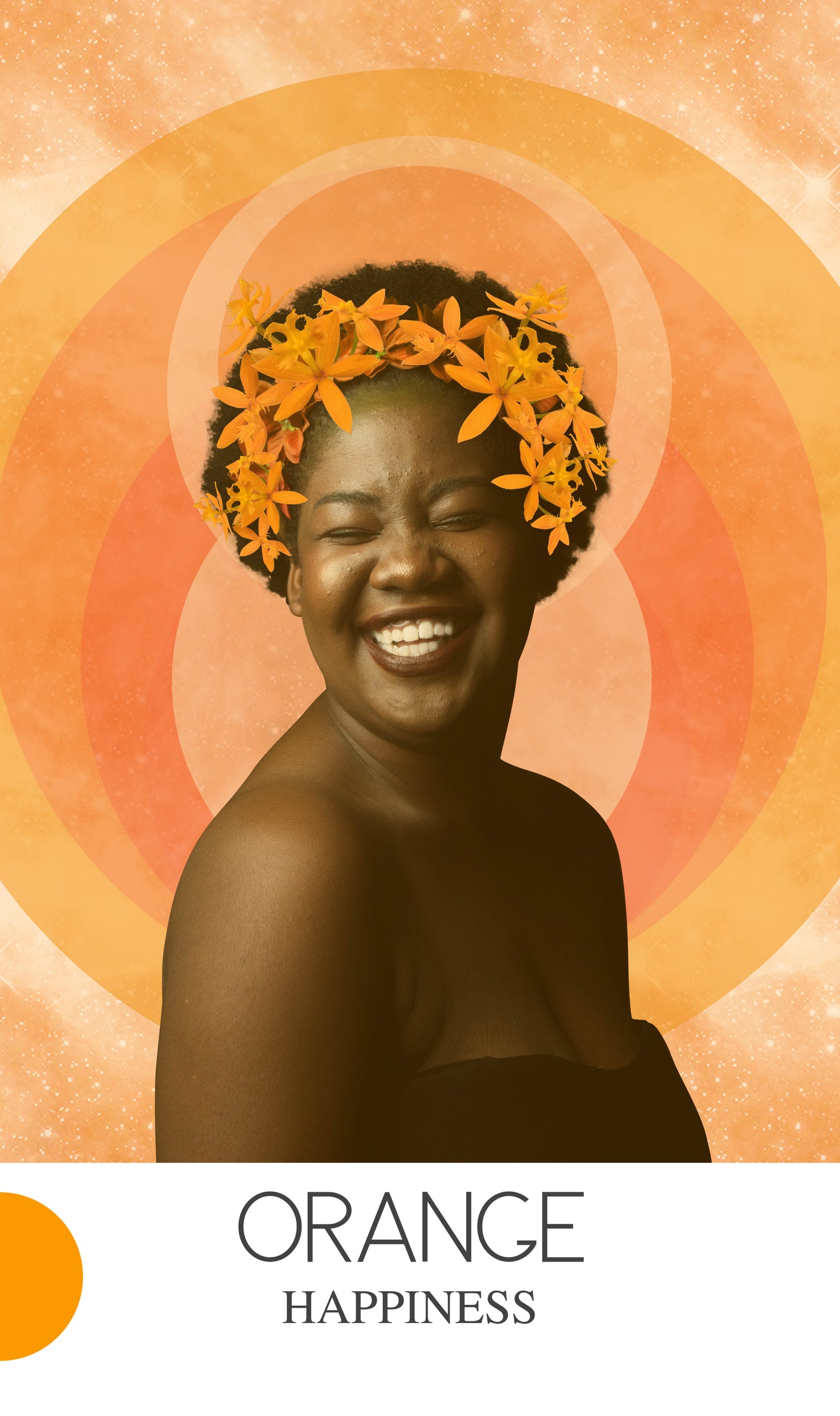 The Energetics of Color: Orange - Happiness Card